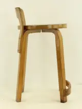 Alvar Aalto voor Artek - Chair K65 - berkenhout - design 1935 – foto 4 – kavel bij De Kringwinkel, Antwerpen