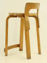 Alvar Aalto voor Artek - Chair K65 - berkenhout - design 1935 – foto 8 – kavel bij De Kringwinkel, Antwerpen