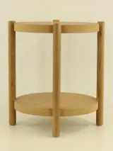 IKEA LISTERBY - Scandinavische design bijzettafel in eikenhout - Henrik Preutz – foto 5 – kavel bij De Kringwinkel, Antwerpen
