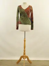 ETRO Milano - luxe fijn gebreide paisley trui - multicolor - maat 38 – foto 2 – kavel bij De Kringwinkel, Antwerpen