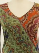 ETRO Milano - luxe fijn gebreide paisley trui - multicolor - maat 38 – foto 3 – kavel bij De Kringwinkel, Antwerpen