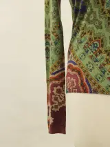 ETRO Milano - luxe fijn gebreide paisley trui - multicolor - maat 38 – foto 4 – kavel bij De Kringwinkel, Antwerpen