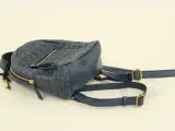 FOSSIL - Luxe mini rugzak van lams- en koeienleder – Petrolblauw – foto 3 – kavel bij De Kringwinkel, Antwerpen