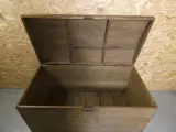 Houten kist met deksel – foto 2 – kavel bij De Kringwinkel, Diest