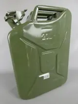 Groene metalen jerrycan 20L – foto 4 – kavel bij De Kringwinkel, Diest