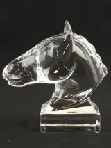 Pierre Pétry (1945–2017) voor Val Saint Lambert – Kristallen paardenhoofd – foto 3 – kavel bij De Kringwinkel, Antwerpen