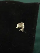 18 karaat witgouden dolfijnoorbellen – 750 – Gold Art, Arezzo – foto 3 – kavel bij De Kringwinkel, Antwerpen