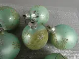 9 turquoise kerstballen – foto 3 – kavel bij De Kringwinkel, Diest