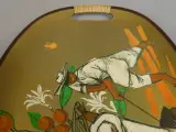 Vintage dienblad met koffiepluk-afbeelding – foto 5 – kavel bij De Kringwinkel, Diest