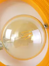 Retro Space Age 'Moon Lamp' – Oranje Design Klassieker – foto 18 – kavel bij De Kringwinkel, Heverlee