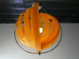 Retro Space Age 'Moon Lamp' – Oranje Design Klassieker – foto 4 – kavel bij De Kringwinkel, Heverlee