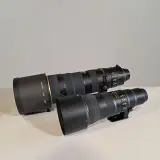 2x Camera lens, Nikon, o.a AF-S Nikkor 500mm 1:5.6E PF ED – kavel bij Domeinen Roerende Zaken, Groningen