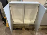 Complete pantry / keukenblok met bovenkasten, lichtgrijs/wit, grijsbruin houtdecor werkblad, | 102,5 cm | bovenkasten 100 cm | 2 pallets – foto 5 – kavel bij Onlineveilingmeester, 
