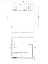 Nieuwe keukenopstelling incl. apparatuur, Bribus, houtdecor, rechte keuken met hoge kast | volgens ontwerpimpressie – foto 2 – kavel bij Onlineveilingmeester, Hoogeveen