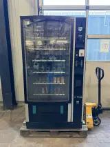 Spiraalautomaat, SandenVendo, SC8 (SVE SD8), zwart/donkerblauw/zilvergrijs, 2016, spiraalvakken | Payter betaalterminal – kavel bij Onlineveilingmeester, Hoogeveen