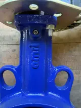 Industriële vlinderklep, AMRI, DN100 PN10/16, blauw/zwart/grijs, DN100 | PN10/16 | vergrendelbare hendel – foto 7 – kavel bij Onlineveilingmeester, Hoogeveen