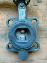 Industriële vlinderklep, FAF Armaturen, 2011-A DN50 PN16, blauwgrijs/zwart, EPDM | handbediend – foto 2 – kavel bij Onlineveilingmeester, Hoogeveen