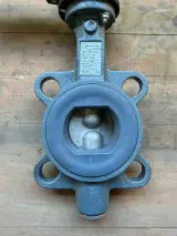 Industriële vlinderklep, FAF Armaturen, 2011-A DN50 PN16, blauwgrijs/zwart, 2016, EPDM | 08/2016 – foto 2 – kavel bij Onlineveilingmeester, Hoogeveen
