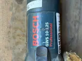 Elektrische haakse slijper, Bosch Professional, GWS 10-125, donkerblauw/zwart, M14 | met lamellenschijf – foto 4 – kavel bij Onlineveilingmeester, Hoogeveen
