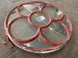 Rond rozet-stalraam, Historisch, Roodbruin, diameter 47,5 cm – foto 2 – kavel bij Onlineveilingmeester, Hoogeveen