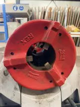 Elektrische pijpdraadsnijmachine, REX, S80AV, grijs/rood, met voetpedaal en draadsnijkoppen – foto 6 – kavel bij Onlineveilingmeester, Hoogeveen