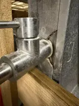 Complete hoekkeuken, Hoekopstelling, grijs/wit, werkblad en bovenkasten | 3 pallets – foto 7 – kavel bij Onlineveilingmeester, Hoogeveen