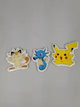 Set van 5 Pokémon figuurtjes en 3 stickers – foto 4 – kavel bij De Kringwinkel, Sint-Niklaas