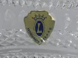 Kristallen schaal op vergulde voet – foto 4 – kavel bij De Kringwinkel, Diest