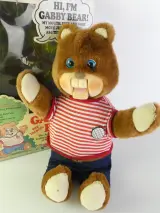 Vintage Teddy Ruxpin pratende beer/cassettespeler interactief – foto 2 – kavel bij De Kringwinkel, Heverlee
