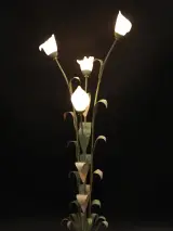 Hollywood Regency Botanische staande lamp met Jugendstil invloeden – foto 5 – kavel bij De Kringwinkel, Antwerpen