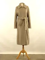 MaxMara - luxueuze lange wintermantel – 90% wol & 10% kasjmier – camelbeige – foto 2 – kavel bij De Kringwinkel, Antwerpen
