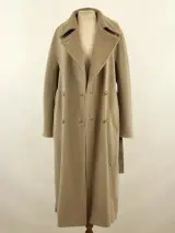 MaxMara - luxueuze lange wintermantel – 90% wol & 10% kasjmier – camelbeige – foto 8 – kavel bij De Kringwinkel, Antwerpen