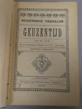 Oud boek Stichtende Verhalen uit den Geuzentijd, 1909 – foto 4 – kavel bij De Kringwinkel, Diest