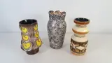 Set van drie vintage keramieken vazen, ca. 1960-1975 – foto 8 – kavel bij De Kringwinkel, Turnhout