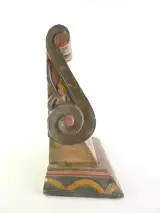Set van 2 handgesneden houten wandconsoles – Barokstijl – foto 11 – kavel bij De Kringwinkel, Heverlee