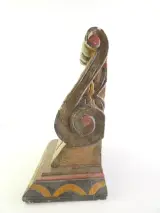 Set van 2 handgesneden houten wandconsoles – Barokstijl – foto 12 – kavel bij De Kringwinkel, Heverlee
