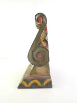 Set van 2 handgesneden houten wandconsoles – Barokstijl – foto 4 – kavel bij De Kringwinkel, Heverlee