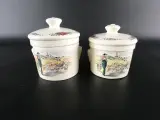 7 Vintage Aardewerken Terrines / Foie Gras Potten – Sarreguemines (Frankrijk) – foto 2 – kavel bij De Kringwinkel, Heverlee
