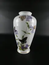 Set van 2 decoratieve porseleinen vazen - Franklin Porcelain – foto 3 – kavel bij De Kringwinkel, Heverlee