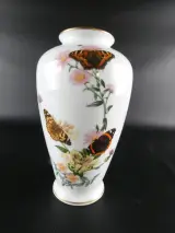 Set van 2 decoratieve porseleinen vazen - Franklin Porcelain – foto 10 – kavel bij De Kringwinkel, Heverlee