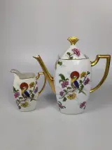 Art Deco Porselein Limoges Madesclaire Pillivuyt Paradijsvogel servies – foto 3 – kavel bij De Kringwinkel, Sint-Niklaas
