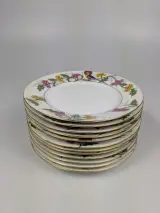 Art Deco Porselein Limoges Madesclaire Pillivuyt Paradijsvogel servies – foto 6 – kavel bij De Kringwinkel, Sint-Niklaas