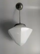 Vintage Art-Decostijl diamantvormige hanglamp – foto 2 – kavel bij De Kringwinkel, Sint-Niklaas