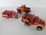 Set vintage Tonka speelgoed vrachtwagens en voertuigen – foto 12 – kavel bij De Kringwinkel, Heverlee