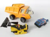 Set vintage Tonka speelgoed vrachtwagens en voertuigen – foto 18 – kavel bij De Kringwinkel, Heverlee