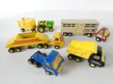 Set vintage Tonka speelgoed vrachtwagens en voertuigen – foto 23 – kavel bij De Kringwinkel, Heverlee