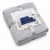 Ca. 28x Handdoekenset 3-delig, Lux-Towels, 3-delig 600gsm, grijs – kavel bij Onlineveilingmeester, Etten-Leur