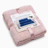Ca. 14x Handdoekenset 3-delig, Lux-Towels, 3-delig 600gsm, pink – kavel bij Onlineveilingmeester, Etten-Leur