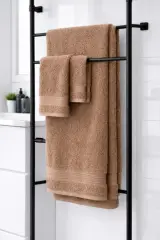 Ca. 14x Handdoekenset 3-delig, Lux-Towels, 3-delig 600gsm, bruin – foto 2 – kavel bij Onlineveilingmeester, Etten-Leur
