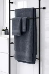 Ca. 14x Handdoekenset 3-delig, Lux-Towels, 3-delig 600gsm, donker grijs – foto 3 – kavel bij Onlineveilingmeester, Etten-Leur